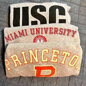 T-shirt Bundle. Misc colleges size Large